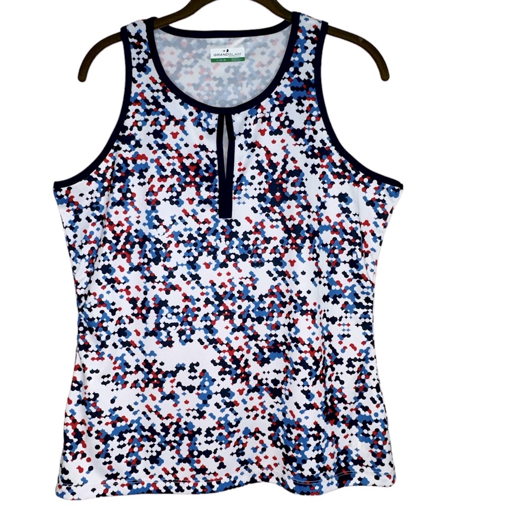 Grand Slam Athletic Keyhole Front Sleeveless Top - Picture 6 of 6